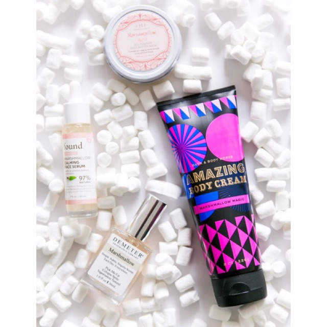 Bath & Body Works Marshmallow Magic Body Cream 24 Hour Moisture 8oz.