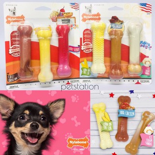 Nylabone Power Chew ของเล่นขัดฟัน แพคสุดคุ้ม