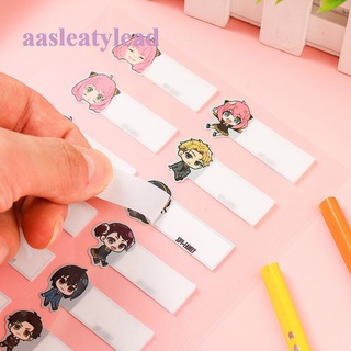 Aasleaty สติกเกอร์ฉลาก ลายการ์ตูนอนิเมะ SPY×FAMILY กันน้ํา DIY สําหรับติดตกแต่งเครื่องเขียน ของขวัญ