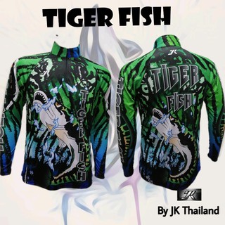 เสื้อตกปลา JK Thailand   สำหรับกีฬากิจกรรมกลางแจ้ง  ลายTiger…