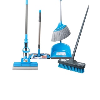 ชุดทำความสะอาด Set ประหยัด 3 ไม้ถูพื้น ไม้รีดน้ำ Cleaning Set, Economical Set, 3