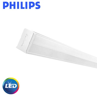 20ชุด PHILIPS ชุดรางไฟ LED ชุดเซ๊ทพร้อมหลอดสั้น ยาว SLIMLINE 10W แสงขาว ต่อไฟL,Nใช้ได้เลย ยาว 56ซม116ซม แถมชุดติดตั้ง