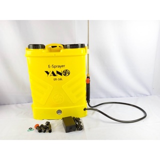 03702 ถังพ่นยาแบตเตอรี่ 16ลิตร โฉมใหม่ E-SPRAYER BATTERY ER-16L ถังพ่นยาแรงดันสูง ยี่ห้อ YANO