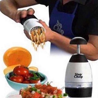 สินค้ามีตำหนิ เช่น สีตก เครื่องสับอาหารและบด แบบมือกด สับกระเทียม  Slap Chop Single cup garlic press Slap Chop