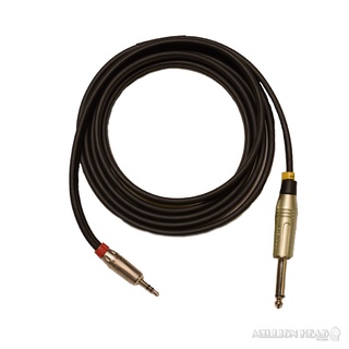 MH-Pro Cable : PM002-ST2(3.5) by Millionhead (สายสัญญาณ แบบ 3.5mm-TS คุณภาพจาก Amphenol Connector และ CM Audio Cable)