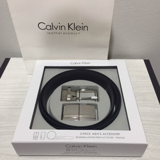 calvin klein 3 piece men's accessory