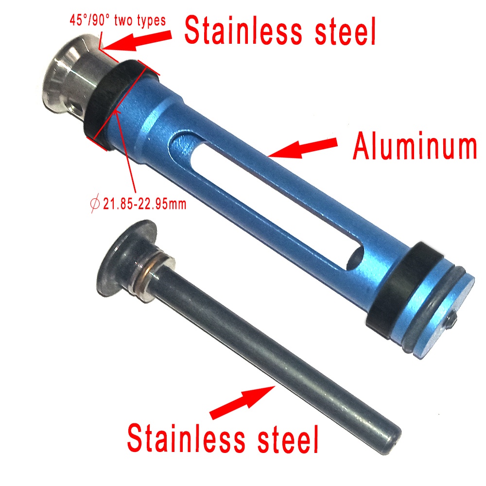 ชุดกระบอก Masamune สําหรับ AEG Marui VSR10 คู่มือสปริงเหล็ก 45° ฝาสูบลูกสูบ 90 องศา WELL L96