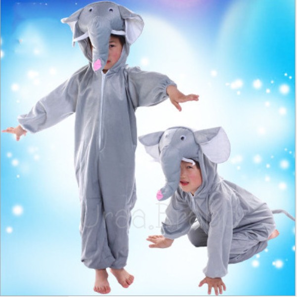 ชุดแฟนซีเด็ก ชุดช้างเด็ก รุ่น Elephant (สีเทา)