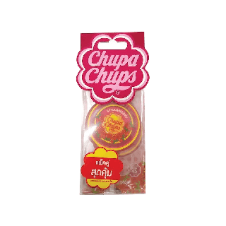 [1แถม] Chupa Chups แผ่นน้ำหอมปรับอากาศ กลิ่น Strawberry