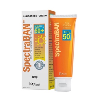 SpectraBAN Sunscreen Cream Anit UVA-UVB SPF50+ PA+++ สเปคตร้าแบน ครีมกันแดด ขนาด 100 กรัม 07409