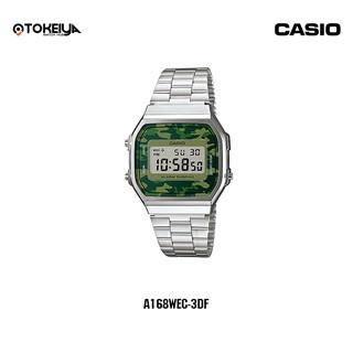 Casio Digital นาฬิกาข้อมือชาย/หญิงรุ่น A168WEC ประกันศูนย์CMG1ปี