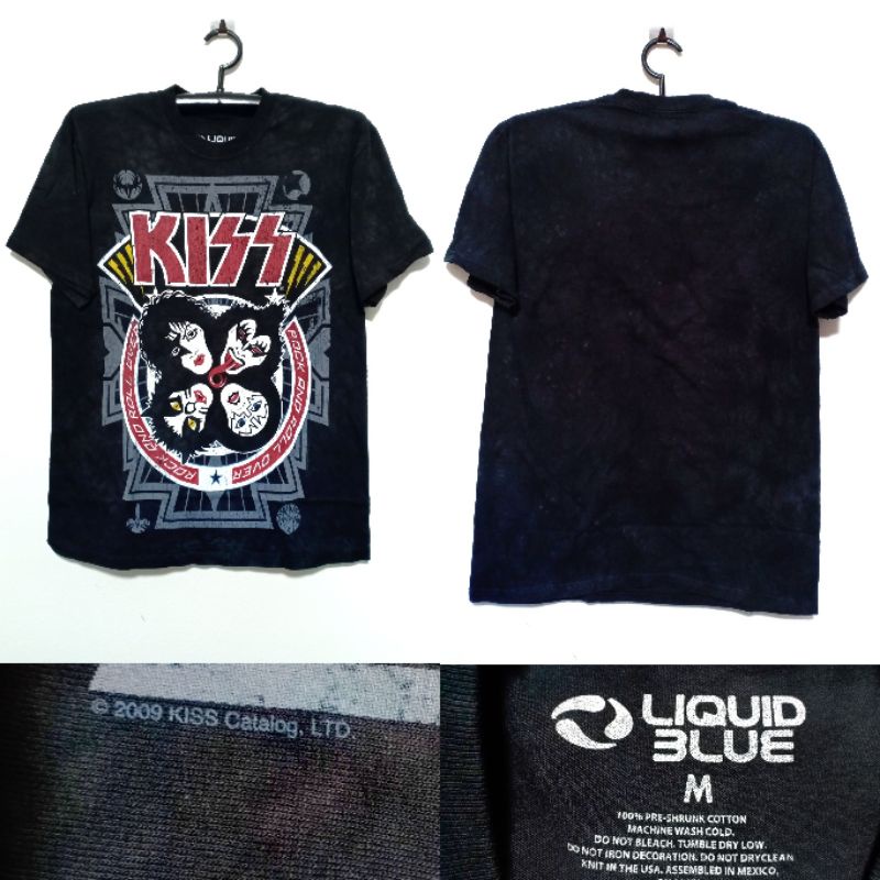 เสื้อวง KISS ป้าย Liquidblue สิขสิทธิ์แท้ สินค้ามือ1 นำเข้าจากUSA