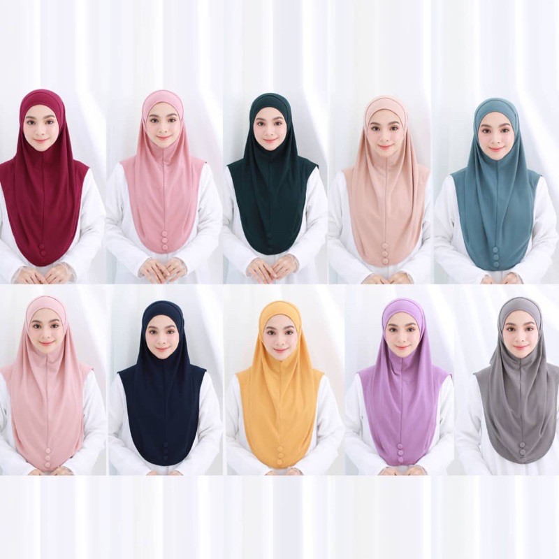 Tudung Sarung Instant Inner Faridah Fareada Inner Syria Instant Syria Ironless Tak Payah Gosok