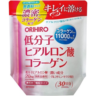 【Direct from Japan】 Orihiro Low Molecular Weight Hyaluronic Acid Collagen Bag Type 180g