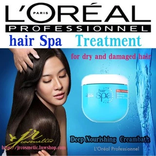 โฉมใหม่!! L'oreal Hair Spa ลอรีอัล โปรเฟสชั่นแนล แฮร์สปา ทรีทเม้นท์ มี 3 สูตร แบบกระปุก แชมพู loreal ครีมหมักผม