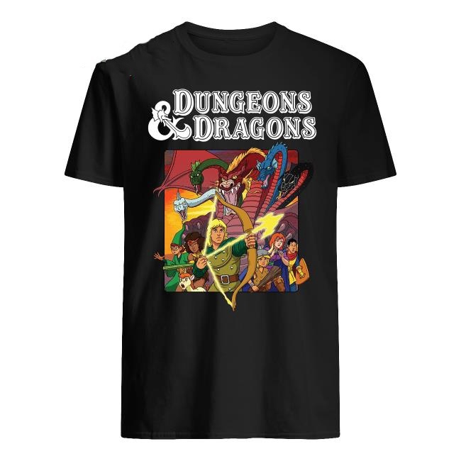 dungeons and dragons เสื้อลายการ์ตูน