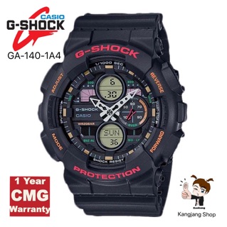 Casio G-Shock รุ่น GA-140-1A4DR นาฬิกาแบรนด์แท้ 💯% สำหรับผู้ชาย ประกันศูนย์ CMG