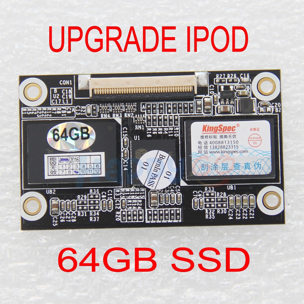 ใหม 8 64 Gb Zif Ce Interface Ssd Ipod 6th 7th Gen Classic Logic Board แผ นบอร ดโมด ลเช อมต อ Shopee Thailand