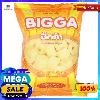 บิกก้าขนมอบกรอบ นม 45ก. BIGGA CORN SNACK MILK FLA 45G.