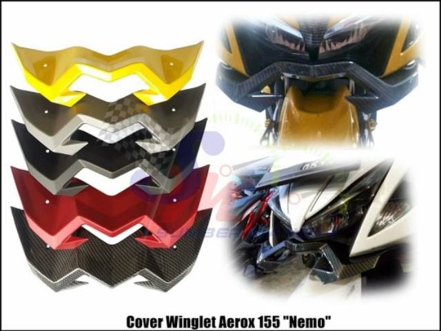 Yamaha AEROX WINGLET AEROX MUSTACHE AEROX WINGLET AEROX 155 YAMAHA AEROX WINGLET NEMO MHR VND SECTBI