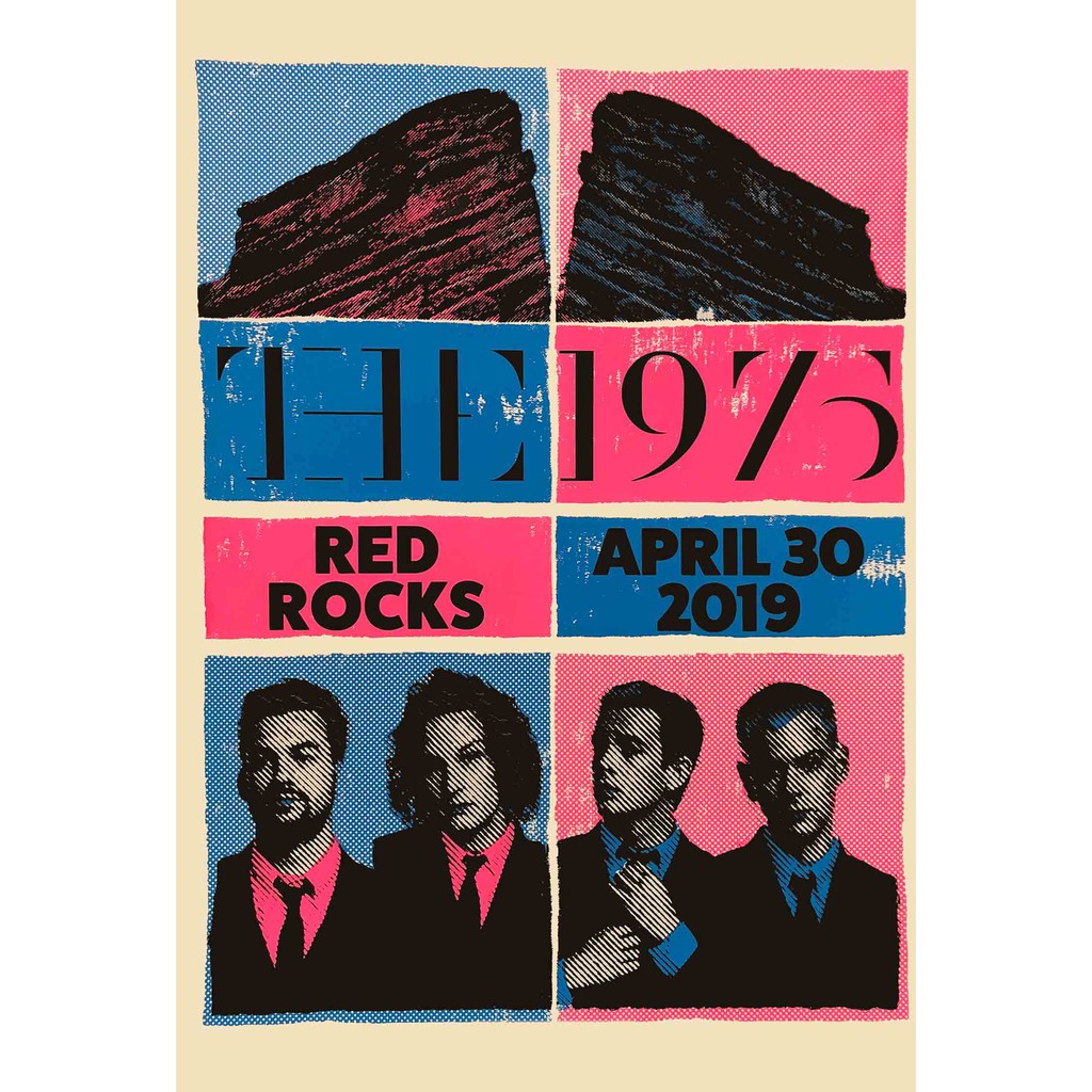โปสเตอร์ The 1975 Matty Healy แมตทิว ฮิลลี่ โปสเตอร์ ตกแต่งผนัง วงร็อก Music Poster โปสเตอร์วินเทจ โ