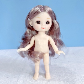 ตุ๊กตาเด็กผู้หญิงขยับได้ 13 ข้อต่อ 16 ซม. 1/8 Bjd