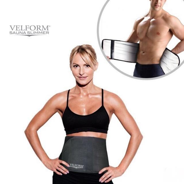 Velform sauna slimmer เข็มขัดซาวน่ารีดเหงื่อสลายไขมัน ละลายไขมันส่วนเกิน ช่วยทำให้เหงื่อออกมากเป็นพิ