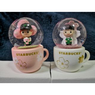 Mini White + Pink Crystal Ball 2019 Starbucks Thailand Sakura Collection 2