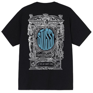 เสื้อยืด พิมพ์ลาย Stuy Love &amp; Unity Love and Unity สีดํา 1904742