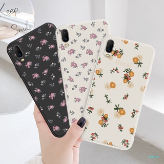 เคสซิลิโคนนิ่ม ลายดอกไม้ หัวใจ สําหรับ VIVO V20 V15 VIVO S1 pro V20SE V21 V11 VIVO V15 pro V7 PLUS Y7S IQOO NEO*H134