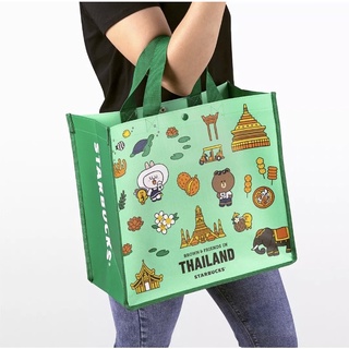 Starbucks x Line Thailand TOTE Bag กระเป๋า สตาร์บัคส์ ของแท้ 100%