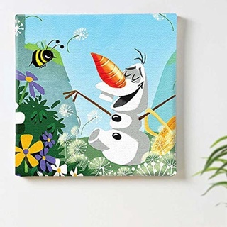 Frozen Olaf Deli Art Panel Disney รูปภาพ สำหรับตกแต่ง