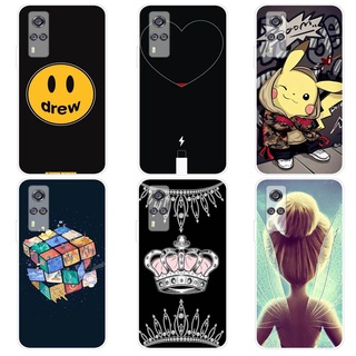 เคส วีโว่ VIVO Y31 Y51A 2021 Y51 2020 Y53S 4G Y33 2022 Case การ์ตูน Pikachu Soft TPU เคสซิลิโคน โทรศัพท์มือถือ เคส