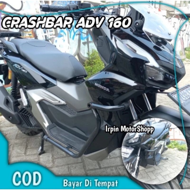 Crash BAR HONDA ADV 160 CREESH BAR TUBULAR BODY PROTECTOR ADV 160 อุปกรณ์เสริมรถจักรยานยนต์