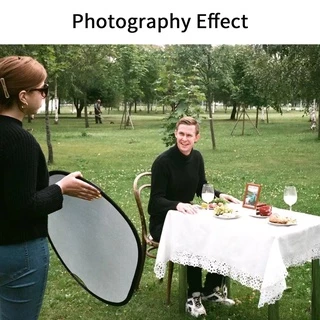 Reflector(รีเฟล็กซ์)แบบพกพา Light Reflector พร้อมซองใส่ สำหรับ Photography Photo Studio แผ่นสะท้อนแสง 5 in 1