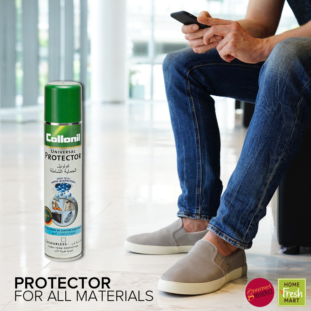 Collonil Universal Protector Spray 200ml โคโลนิลสเปรย์กันน้ำสำหรับหนังทั่วไปและผ้า