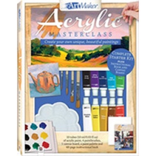 Artmaker Acrylic Paints (Portrait) -- Bookหนังสือภาษาอังกฤษมือ1(New) ส่งจากไทย