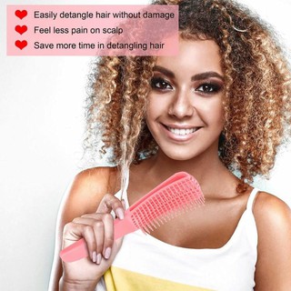 Detangle Hairbrush แปรงหวีผมสุขภาพมหัศจรรย์ แปรงหวีผมนวดหนังศีรษะ