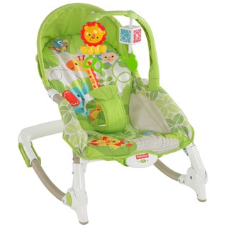 Fisher Price Newborn to Toddler Portable Rocker เปลโยก มีระบบสั่น ปรับเป็นเก้าอี้ได้ คุ้มมาก ของแท้นำเข้าจาก USA