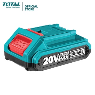 TOTAL แบตเตอรี่ ลิเธียมไออน 20V 2.0An. รุ่น TFBLI20011 Lithium-Ion Battery Pack โททอล เครื่องมือไร้สาย เยี่ยม