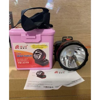 ถูกที่สุด!! YD3319 ไฟฉาย คาดหัว ส่องสว่างทางไกล led 1.5W ปรับมุมสว่างได้ 180องศา ใช้นานต่อเนื่องสูงสุด 10 ชม