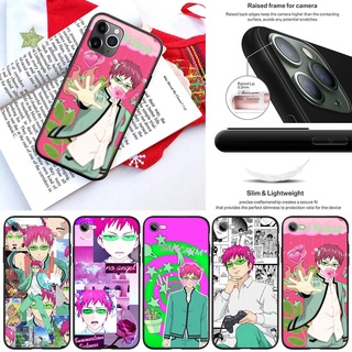 เคสโทรศัพท์มือถือ ลายการ์ตูน Saiki Kusuo สําหรับ iPhone 13 12 Pro Max Mini XS Max X IJ113