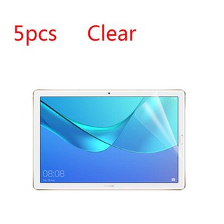 Huawei Mediapad M5 / T5 / M3 / T3 9.6 นิ้ว ฟิล์มกันรอยหน้าจอ ฟิล์มพลาสติก HD ใส 5 ชิ้น