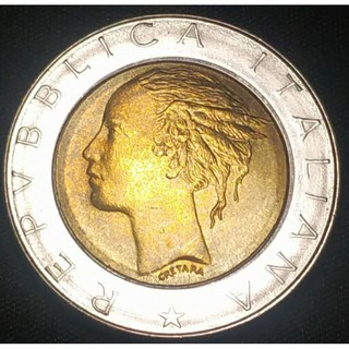 อิตาลี (Italy), ปี 1982-2001, 500 Lire