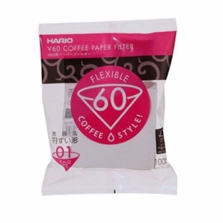 กระดาษกรองกาแฟ Hario V60 เบอร์ 01 - coffee paper filter กระดาษกรอง