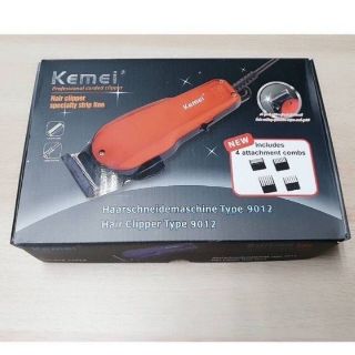 KEMEI รุ่นKM-9012 ปัตตาเลี่ยนตัดผม มอเตอร์แรง มาพร้อมหวีรอง 4 ขนาด ปัตตาเลี่ยน แบตตาเลี่ยน บัตตาเลี่ยน บัตเลี่ยนตัดผม