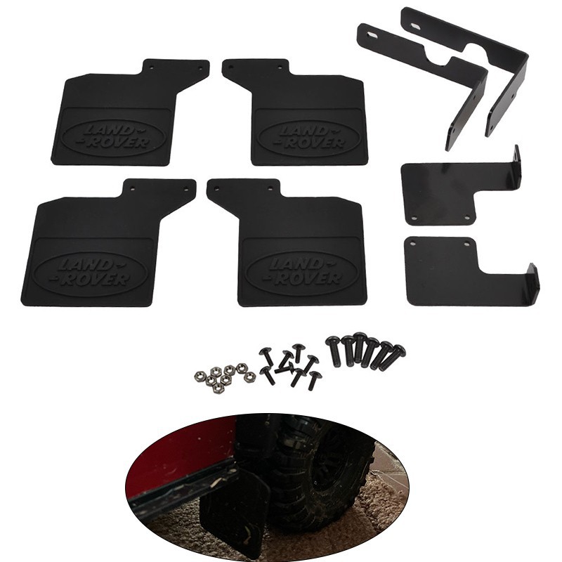 TRX4 Mud Flaps ยางหน้าและหลังสําหรับ 1/10 RC Crawler Traxxas TRX-4 Defender Bronco อัพเกรดอุปกรณ์เสร