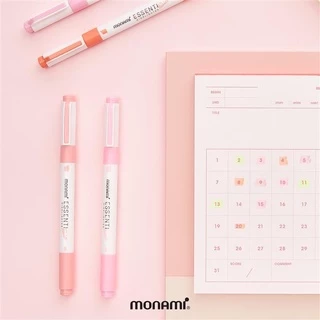 Monami ปากกาเน้นข้อความ เอสเซ็นติ รุ่น 2 หัว Essenti Twin