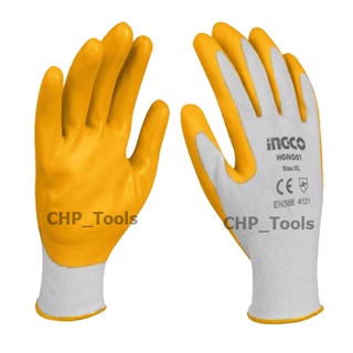 INGCO ถุงมือยาง ไนไตรส์ ( Nitrile Gloves ) HGNG01