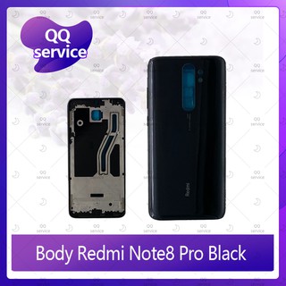 Body Xiaomi Redmi note 8 Pro อะไหล่บอดี้ เคสกลางพร้อมฝาหลัง Body อะไหล่มือถือ คุณภาพดี QQ service